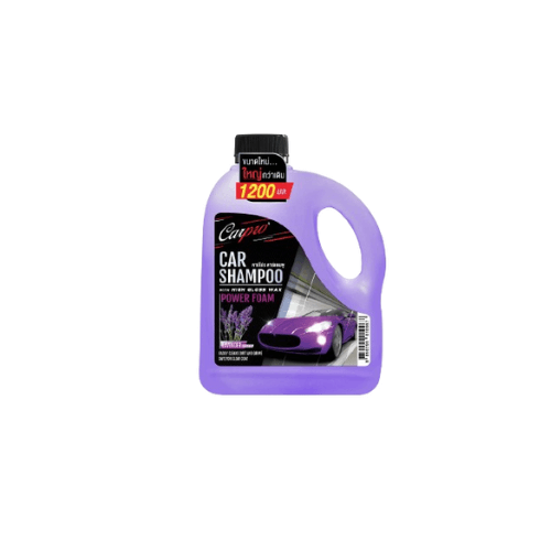 แชมพูล้างรถผสมแวกซ์ WAX ONE รุ่น HIGH GROSS WAX CARPRO ขนาด 1200ML กลิ่น LAVENDER (แถมฟรี ฟองน้ำ)